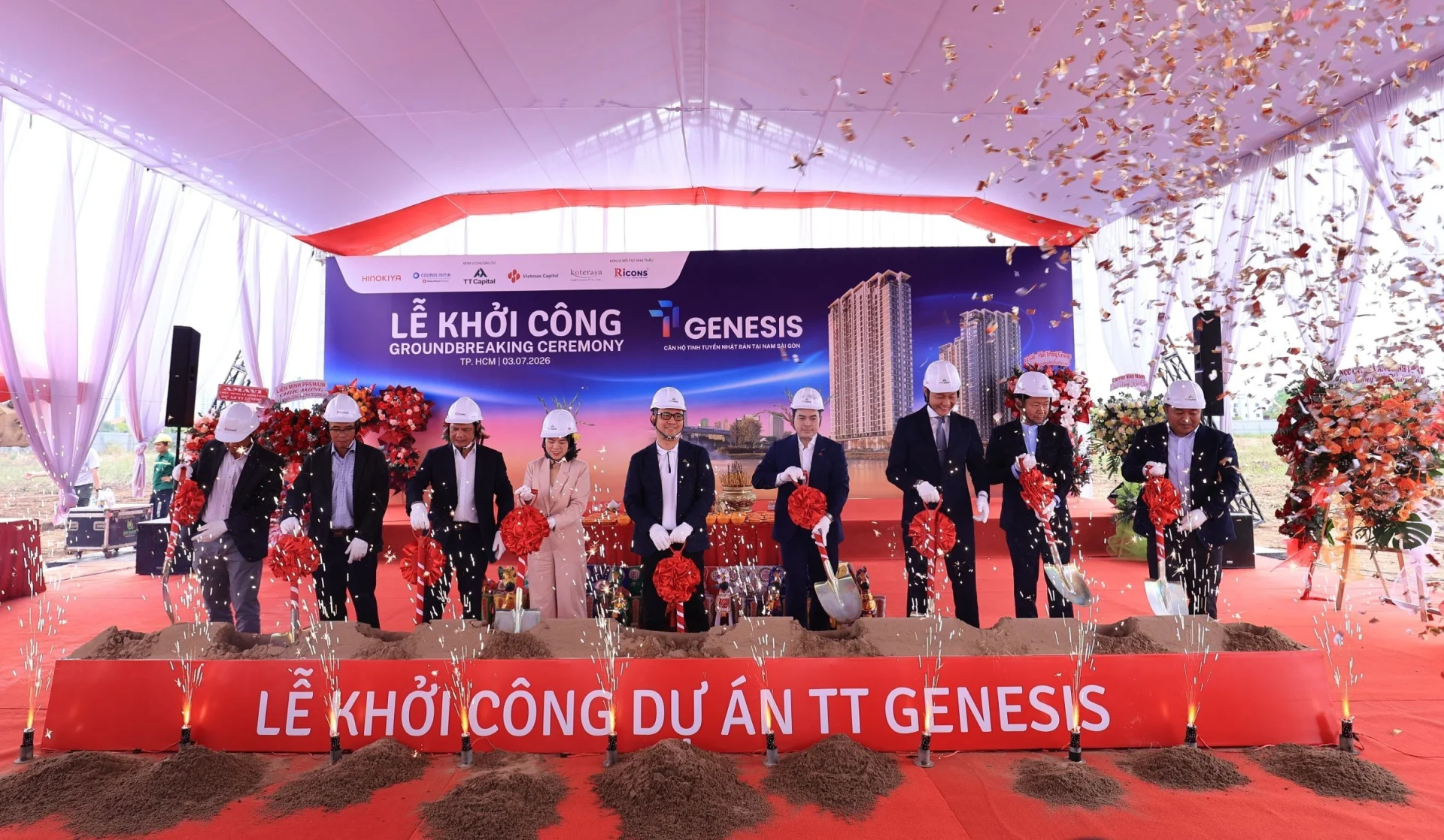Liên doanh TT Genesis khởi công khu căn hộ phía Nam TP HCM 5 Lễ khởi công dự án TT Genesis