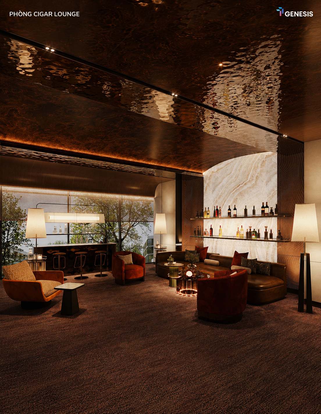 Tiện ích lounge sang trọng tại dự án TT Genesis