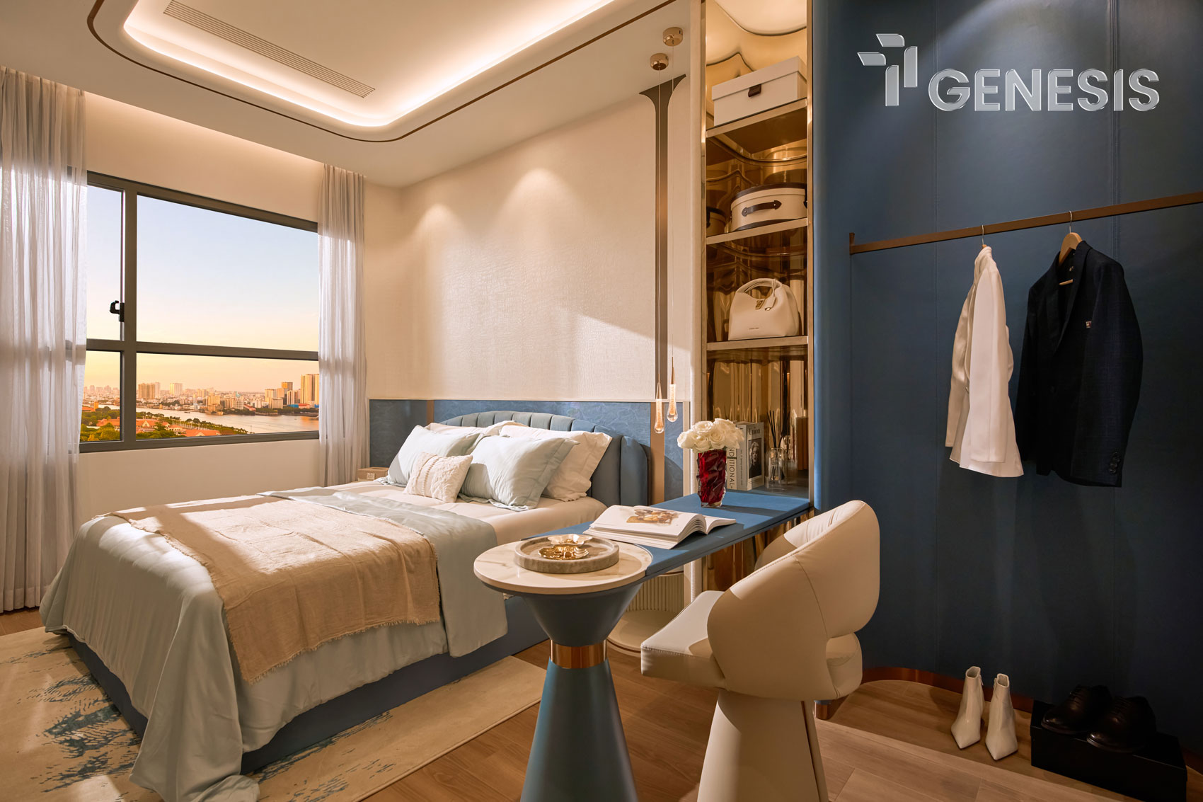 Trang chủ V2 23 Phòng ngủ căn hộ mẫu 2 phòng ngủ TT Genesis